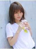 ★ALPHA★10代、20代、30代、40代向け外ハネ切りっぱなしボブ