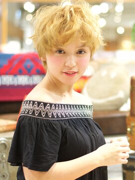 マリオ ヘアー デザイン(MARIO HAIR DESIGN) MARIO☆ハイトーンポップンショート