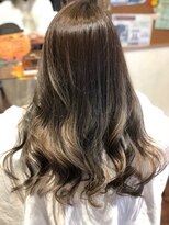 トリビュート(Tribeaut) シルバーメッシュ＆グラデーション　バレイヤージュ