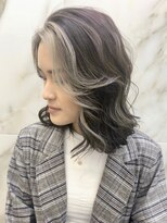 リー 梅田(Lee)&nbsp;Lee梅田★かき上げバング×ハイライト