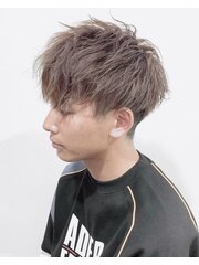 Nanpu マッシュショート/束感ショート/ヌーディカラー◎20代30代