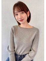 レイラバイアフロート 吉祥寺(Lila by afloat)&nbsp;耳掛け×大人っぽボブ【アフロート吉祥寺 緒方】