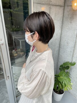 サク(Sac.) 絶壁解消☆可愛いショートボブ×柔らかベージュ　Sac.栃木優佑