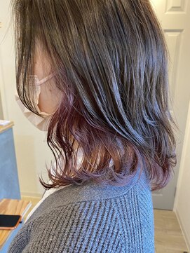 ツクシ(tsukusi) アッシュ×ピンクバイオレット