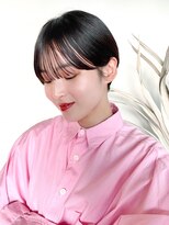 アイティーバイアルバム 松戸店(IT by ALBUM)&nbsp;耳掛けショート_外ハネボブセクションカラー_ba383921