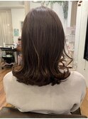 抜け感ミディアムスタイル