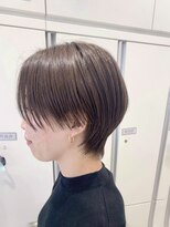 ビブ(VIV) 大人可愛い20代30代40代ハンサム丸みショートボブ水素カラー川崎