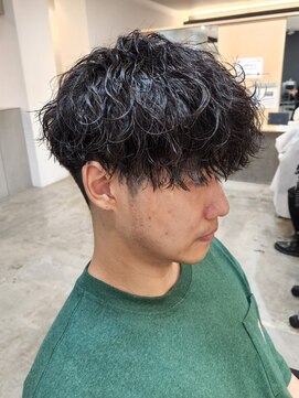 ニアウ 太田店(Niau) 波巻きパーマツイストスパイラルパーママッシュメンズパーマ