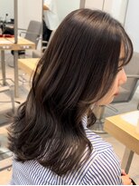 ノク(nok)&nbsp;まろみグレージュカラー_前髪マチルダボブピンクベージュ