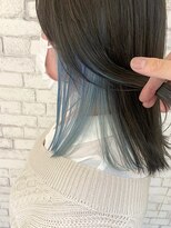 ヘアーアンドメイク ニューヨークニューヨーク 姫路店(Hair&Make NYNY)&nbsp;インナー×ペールブルー