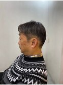 【soy-kufu】MEN'S HAIRアッシュブラックベリーショート