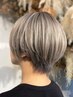 【フルブリーチやハイライトなら】ケアブリーチ+カラー+うる艶トリートメント