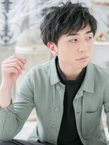 モッズヘア 越谷(mod's hair) ランダムパーマ黒髪グランマッシュショートc5越谷20代30代40代