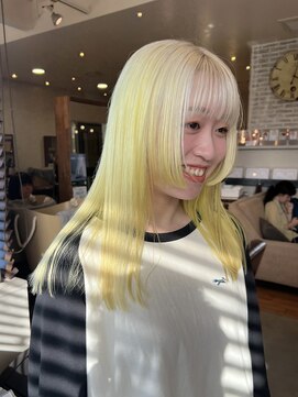 ビアンカ カマクラ(bianca) 《ホワイトブロンド×イエロー》