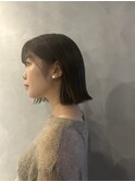 切りっぱなしボブ