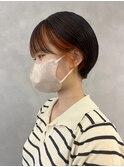 フェイスフレーミングオレンジマッシュショート池袋
