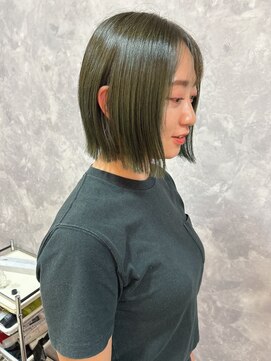 シオ ヘアー デザイン(Sio. hair design) 赤み消す達人～ブリーチ無しオリーブカラー
