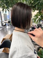 ネイロ バイ ジルブラン 葛西(NeiRo by JIL BLAN)&nbsp;ハイライト白髪ぼかしダブルカラーインナーカラーショートボブ