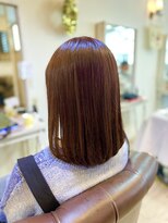 クッキー ヘアーアンドメイク(COOKIE Hair&Make) 【COOKIE】ストレート×ピンクブラウン