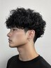 メンズカット+スパイラルパーマ ¥13600