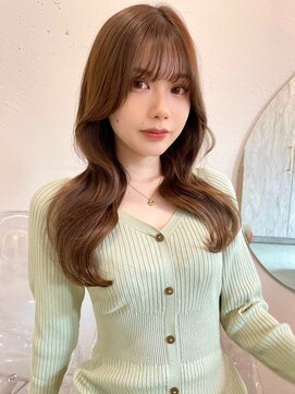 ルームバイシー 新宿(Loom. by Sea) メルティカラー×フェミニンロング[似合わせカット/韓国]