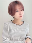 ショートボブ髪型20代30代40代50代前髪あり前髪無し面長丸顔
