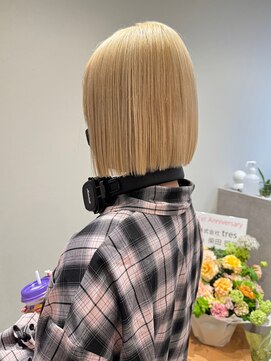 ココ なかもず店(COCO) レイヤーカット/ボブ/髪質改善/小顔/ココアベージュ