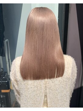 キミトヘアデザインアンドスパ(Kimito Hair design&spa) ミルクティーベージュ　髪質改善　艶髪