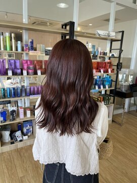 サラ 新宮店(SARA) ブリーチなしオレンジブラウン