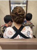 お祭りhairアレンジ