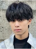 ニュアンスパーマメンズマッシュ