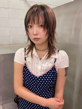 カシェ ホリエ(CACHE HORIE) レイヤーカット / ハッシュカット / ローライト / 牧野