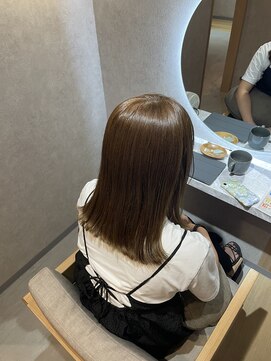 アレクサ 保谷(ALEXA) 組み合わせ抜群◎明るめアッシュベージュ×切りっぱなしボブ＊