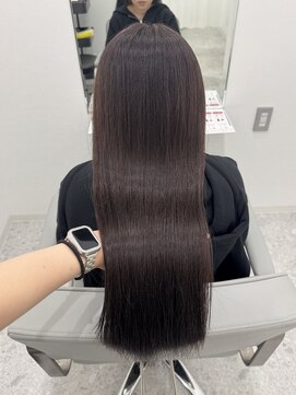 ジーナ 熊本(Zina) ショコラブラウン×艶髪