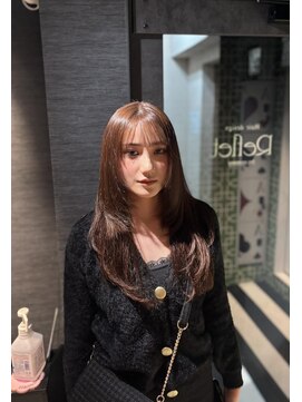 ルフレ 新宿本店2nd(Reflet) レイヤー/マロンブラウン