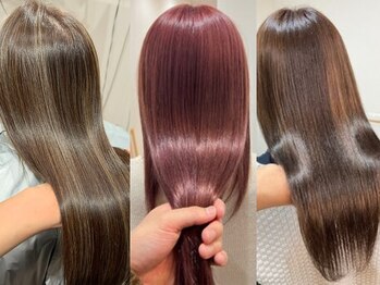 ラクス(Laks)の写真/うねりやパサつき、広がりなどのお悩みを解決し理想のストレートヘアへと導きます☆朝の準備時間も時短に♪