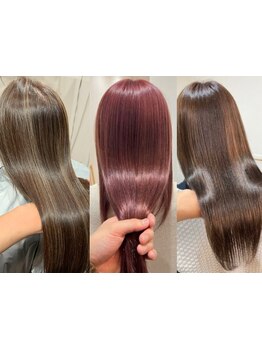 うねりやパサつき、広がりなどのお悩みを解決し理想のストレートヘアへと導きます☆朝の準備時間も時短に♪