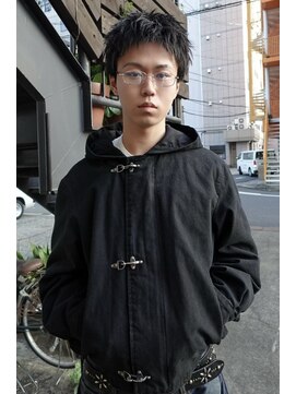 ソーレ(sole) ダウンバングショートスパイキーショートメンズカット