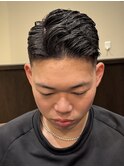アイロンパーマ×スキンフェード