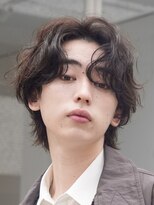 テン 心斎橋(tenn.)&nbsp;難波シャドウパーマメンズマッシュウルフカット波巻きパーマ色気