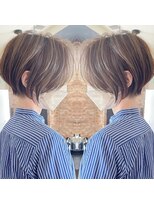 バンプ ギンザ(BUMP GINZA) 30代40代50代大人ショート髪型丸顔前髪なし似合わせ 安