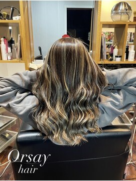 美容室オルセー コントラストハイライト