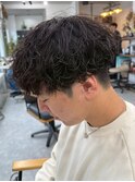 宇都宮メンズカットメンズパーマ波巻きスパイラルパーマツイスパ