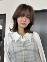 ナービス(NARVIS)&nbsp;透明感ブラウンアッシュ/ミディアム/レイヤーカット