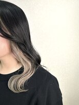 美容室 ハルミ ヘア リゾート 川口店(Harumi Hair Resort)&nbsp;前髪/アンブレラカラー/こなれミディ/イメチェン/ウェーブパーマ