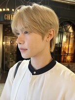ノラ ヘアーサロン(NORA HAIR SALON) 【石山】ブロンドカラーシースルーマッシュ