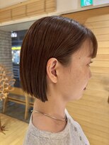 オーガニックエコ 川越(organic+eco)&nbsp;20代30代/ミニボブ/切りっぱなし/ブリーチなし/夏ヘア/大人ヘア
