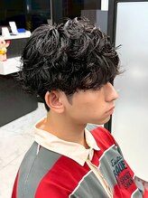 ソレイユ バイ アルフレッド(SOLEIL by alfRed)&nbsp;波巻きスパイラルパーマ｜塩釜口メンズパーマ｜学割U24