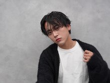 [stylist黒岩]色気センターパート