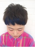 ネイビーフリンジショート【kanne】